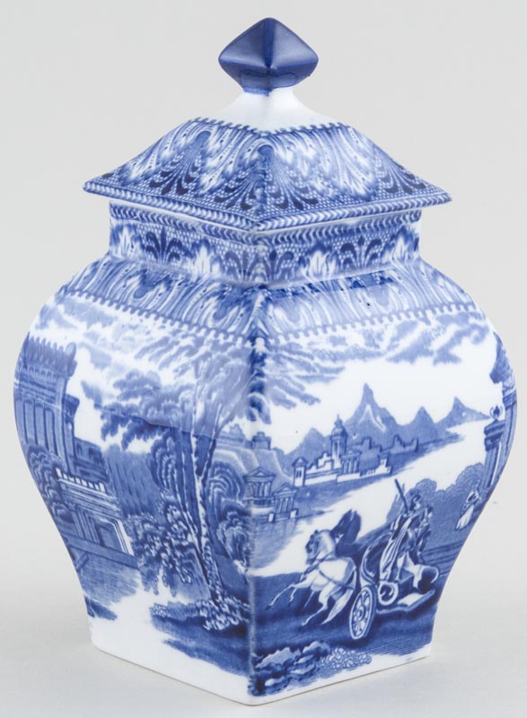 Vase square lidded c1930s